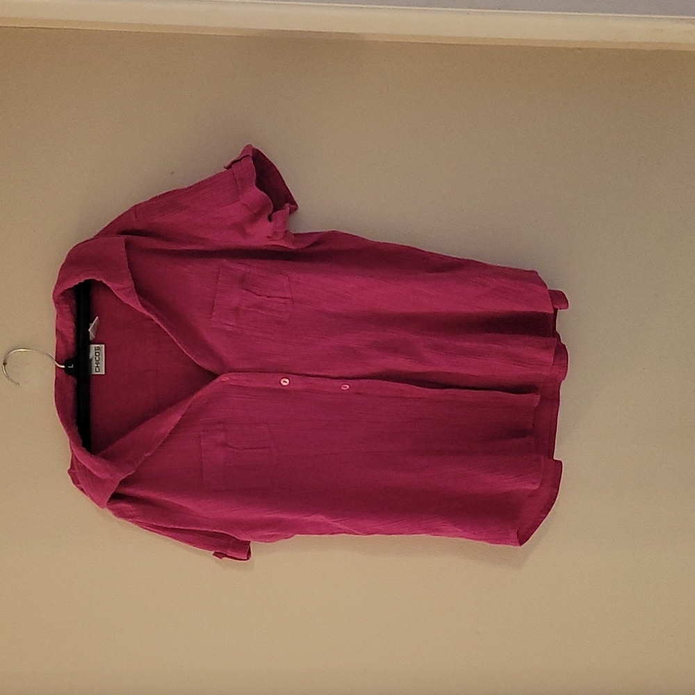 Chico's size 3 pink Blouse